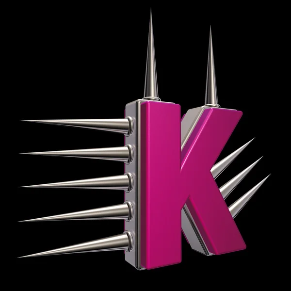 Буква k — стоковое фото