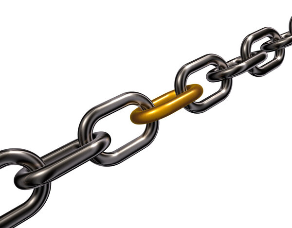 Металлическая цепь
