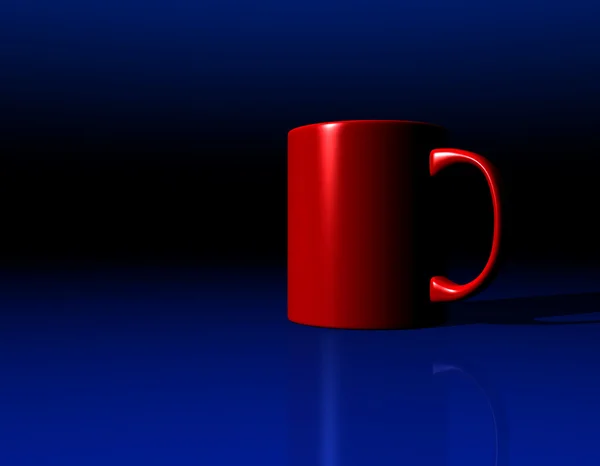Red mug — Stock Photo, Image