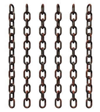 rusty chains clipart