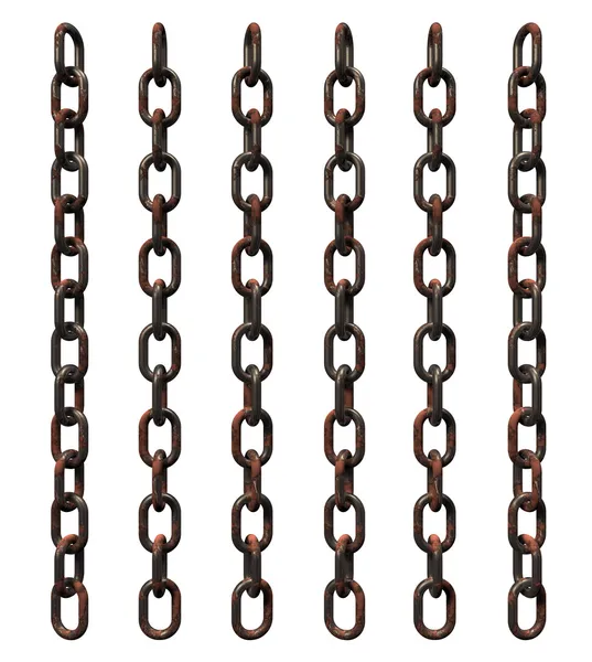 Rusty chains — 图库照片#