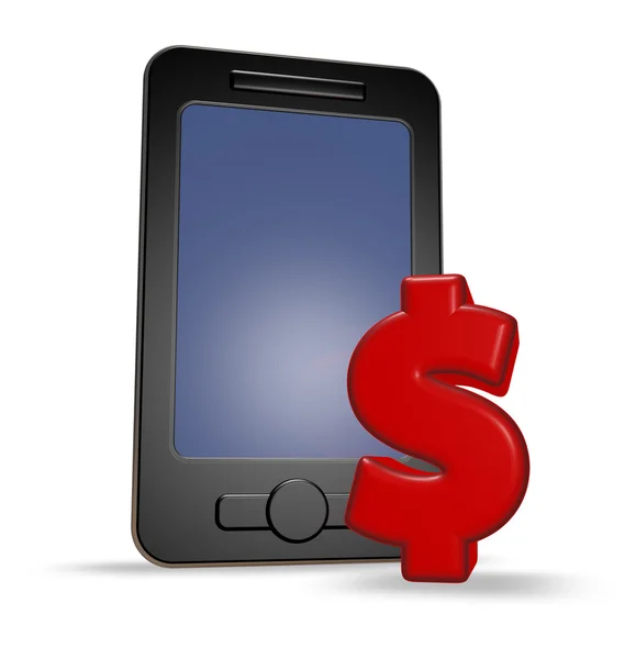 Pay per phone — Stock Photo, Image