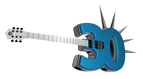 Number thirty guitar — Stock Photo, Image