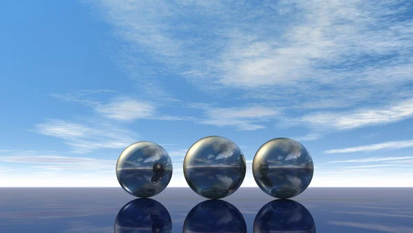 Metalspheres — Stock Photo, Image