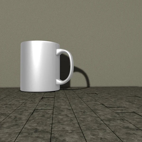 White mug — Stock Photo, Image