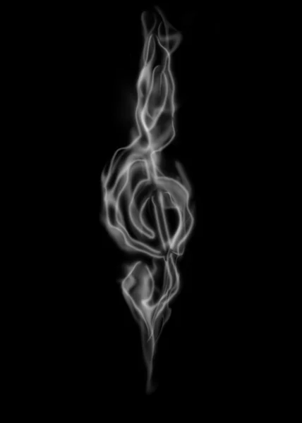 Smoke clef — Stock Photo, Image