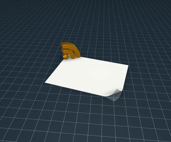Rss フィードのシンボル — ストック写真