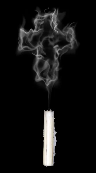 Smoke cross — Stock Photo, Image