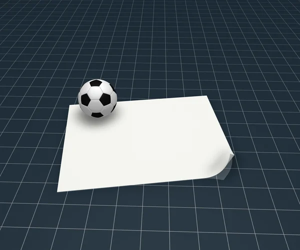 Soccer plan — Stock Photo, Image