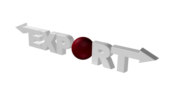 Exporteren — Stockfoto