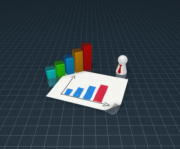 Gráfico de negocios —  Fotos de Stock