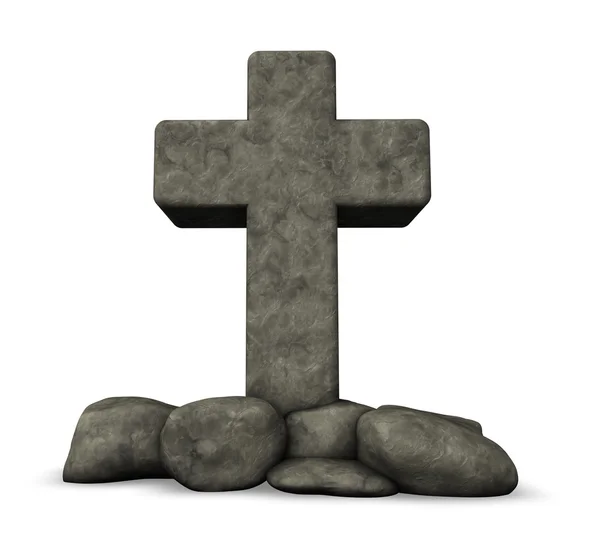 Stone cross — Stock Photo, Image