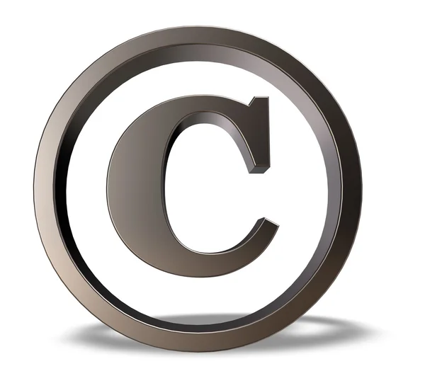 Símbolo de copyright — Foto de Stock