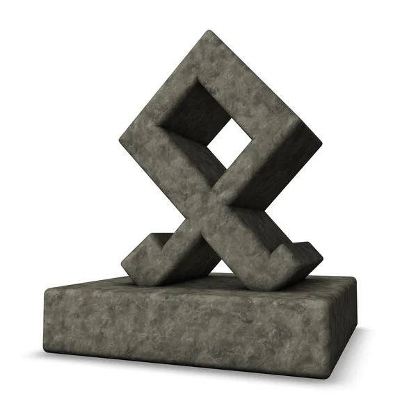 Stone rune — Stock Photo, Image