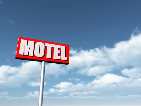 Motel teken — Stockfoto