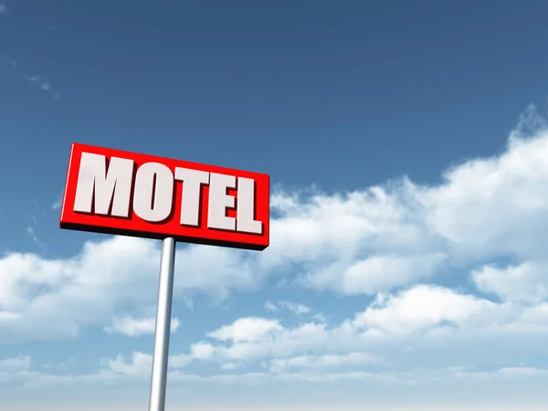 Motel segno — Foto Stock