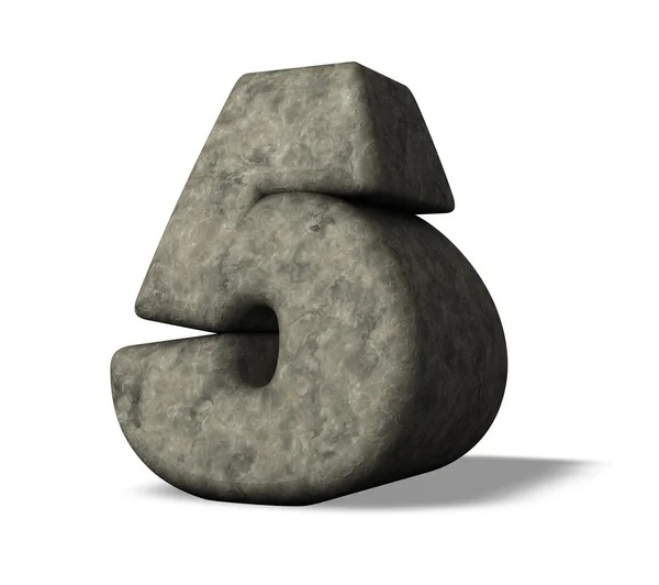 Stone number — Stock Photo, Image