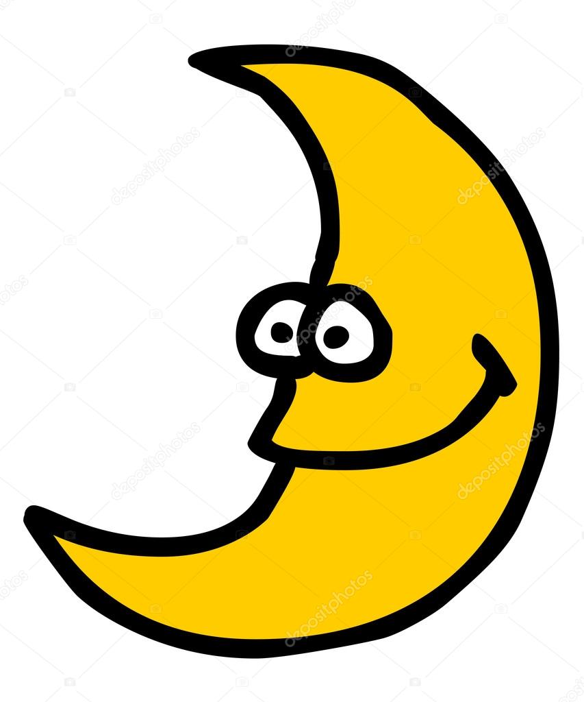 Lustige Mond — Stockvektor © drizzd #28018925