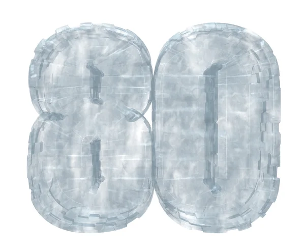 Ice number — Stock Photo, Image