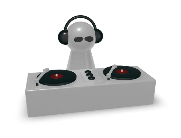 Disk-jockey — Stockfoto