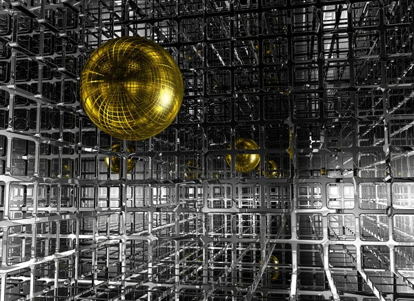 黄金の球 — ストック写真