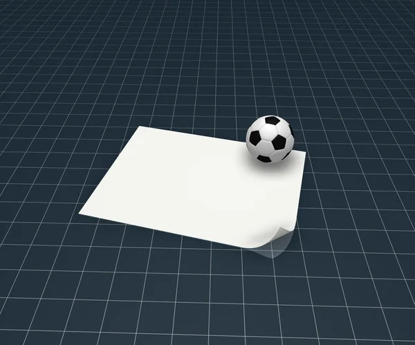 Jalkapallosuunnitelma — kuvapankkivalokuva