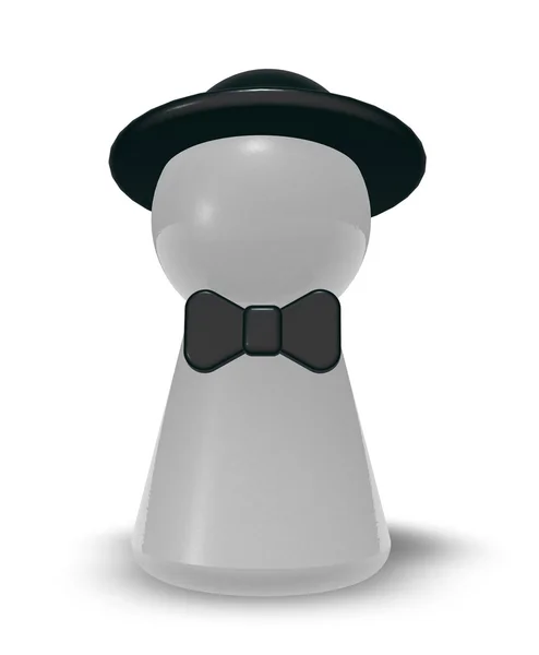 Bow and hat — Stock Photo, Image