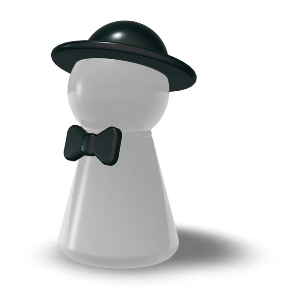 Bow and hat — Stock Photo, Image