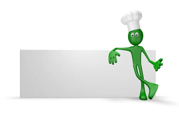 Banner de cocinero — Foto de Stock