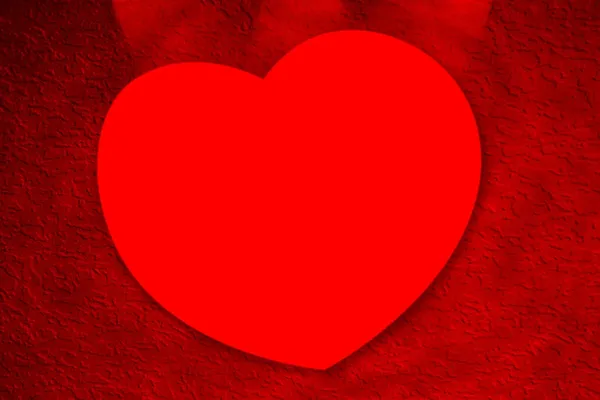 Eu te amo fundo textura vermelha com corações — Fotografia de Stock