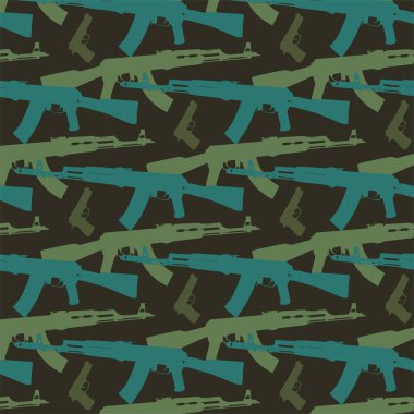 Russian gun Kalashnikov pattern tactical design.