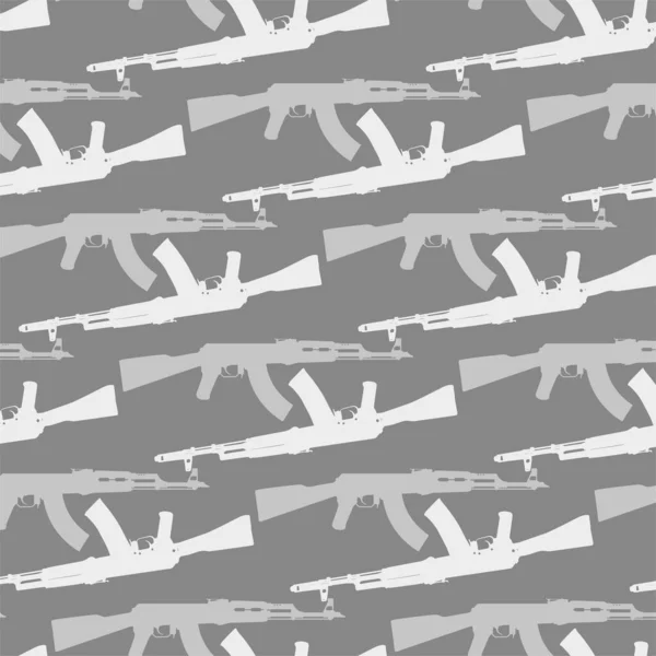 Exército Russo Fuzil Automático Camuflagem Padrão Militar Design Arte Tática —  Vetores de Stock