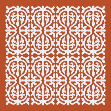 Arka planda Asyalı göçebe kabileler var. Etnik desenler.