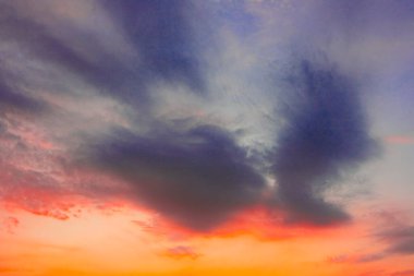 Güzel mavi gökyüzü. Yüksek kalite fotoğraf