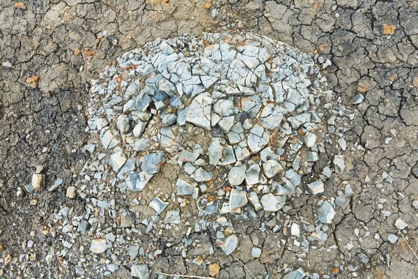 Terra Seca Deserto Sem Água Sem Vida Textura Rachado Fundo — Fotografia de Stock