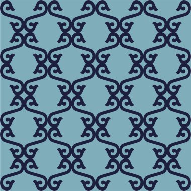 Arka planda Kazak göçebe kabileleri