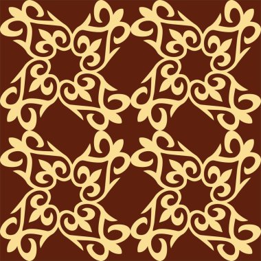 Arka planda Kazak göçebe kabileleri