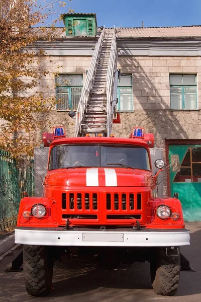 Fuoco Emergenza Russo Camion Zil — Foto Stock