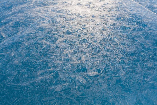 Ice Beautiful Blue Texture Design Pattern — 图库照片