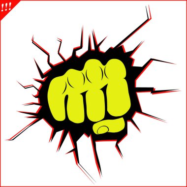 Dövüş sanatları sembolü, logo. Karate yaratıcı tasarım amblemi.