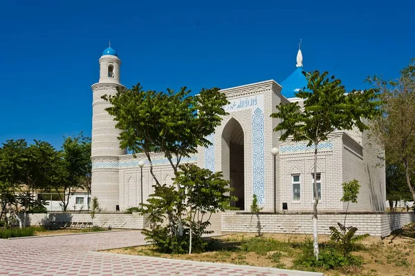 Beautiful Muslim Mosque Blue Skies Grass High Qualiti Photo — ストック写真