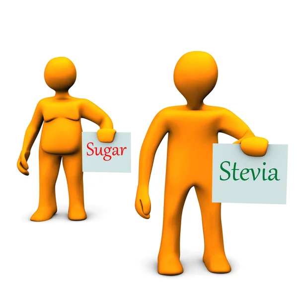 Stevia Sugar — Stock Photo, Image