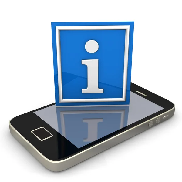 Smartphone Information — Stock Photo, Image