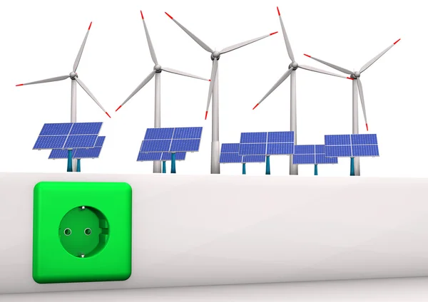 Zöld energia — Stock Fotó