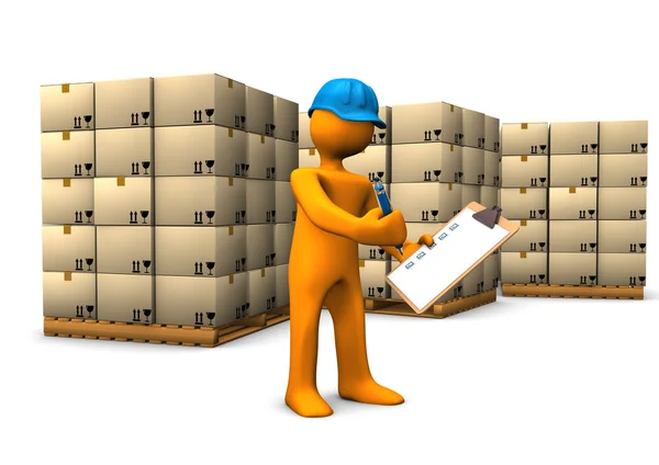 Warehouse Check — Stock Photo, Image