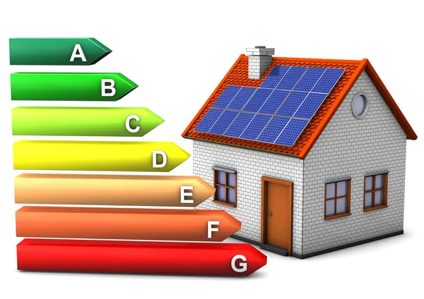 Energy Consumption House — Stock Photo, Image