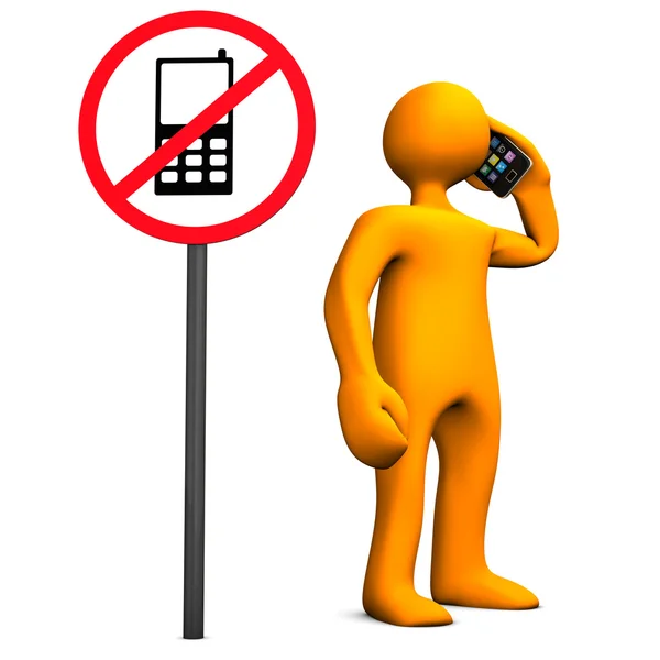 Telefoons niet toegestaan — Stockfoto