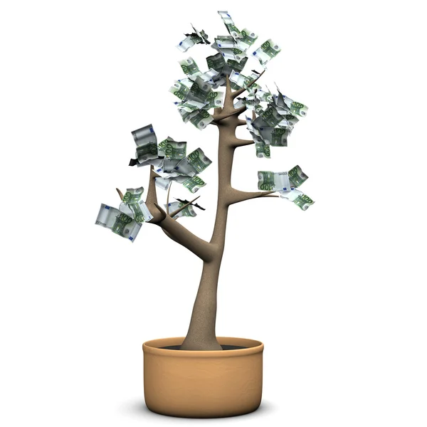 Strom peněz — Stock fotografie
