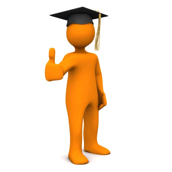 Graduate Black OK — Stock Photo, Image