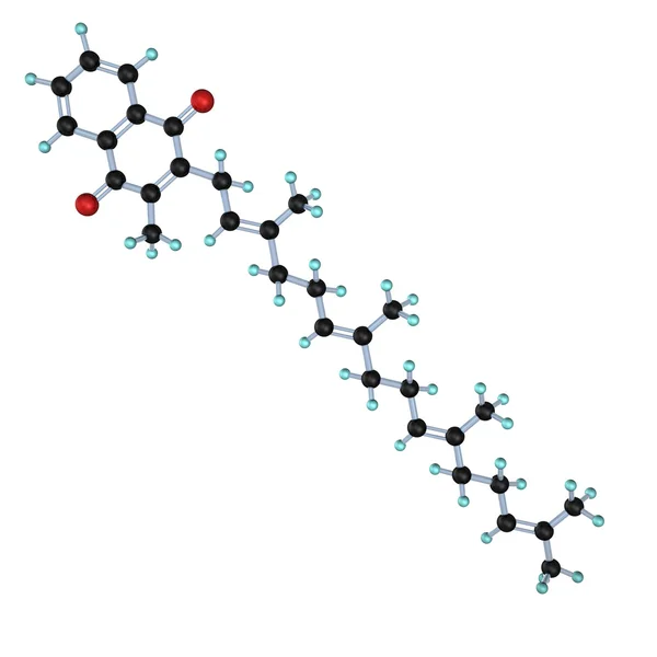 Molekylen vitamin k2 — Stockfoto